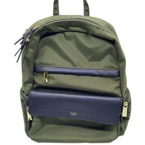 Nwot Laptop Padded Green Fabric Backpack